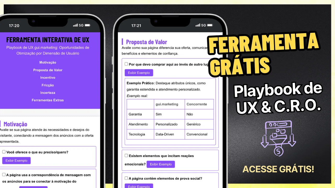Playbook de UX e CRO