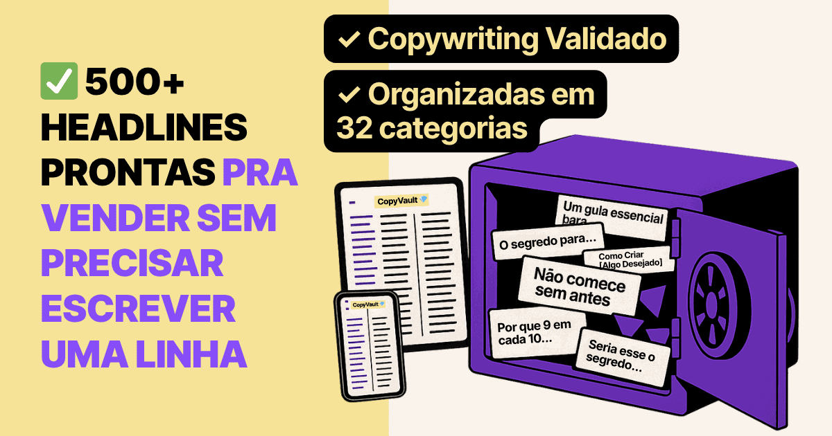 copyvault: 500+ Headlines Validados Para Conversão