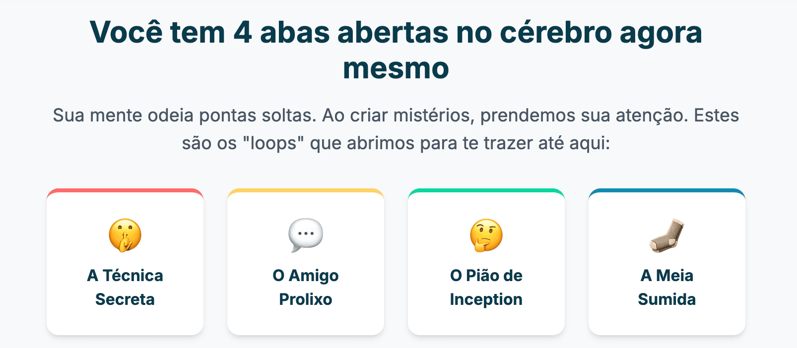 Nested Loops Copywriting - 4 abas