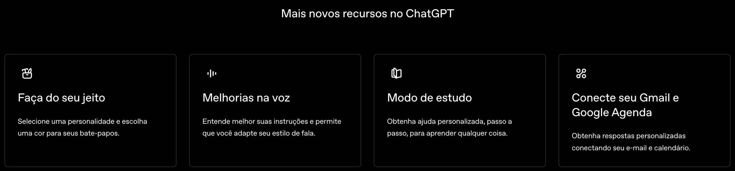 chat gpt-5 novidades