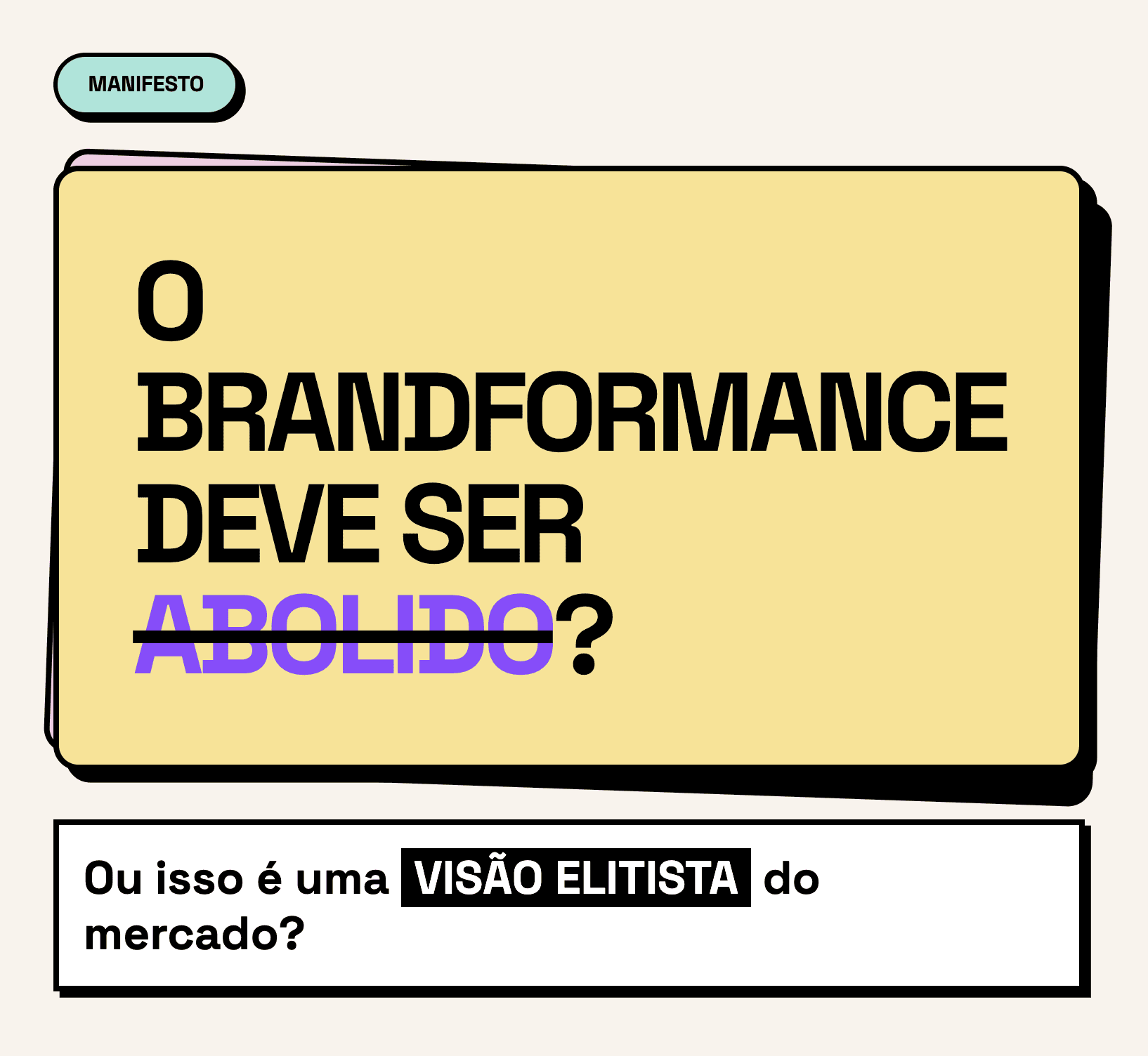 brandformance abolido