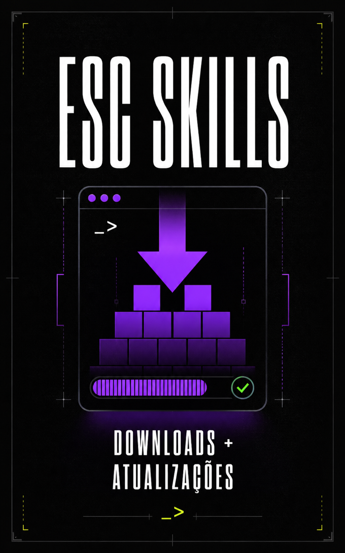 Capa oficial do ESC Skills